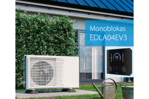 Daikin ŠILUMOS SIURBLYS Altherma 3 M, 4 kW, 230V-230 V, monoblokas EDLA04E3V3 Daikin ŠILUMOS SIURBLYS Altherma 3 M, 4 kW, 230V-230 V, monoblokas EDLA04E3V3